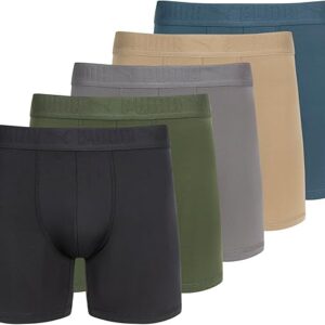 Men GarmentsPUMA mens 5 Pack Performance Boxer Briefs