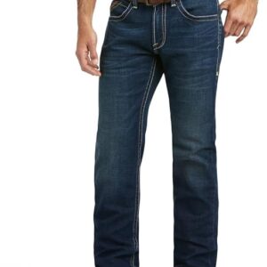 Ariat Mens M5 Straight Stretch Remming Stackable Straight Leg Jean